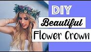 Gorgeous Flower Crown DIY