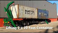 Lifting 2 x 20 Feet Container with Sidelifter