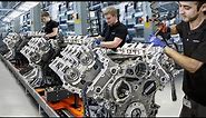 Inside Best Mercedes AMG Factory in Germany Producing Giant V8 Engines - Production Line