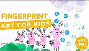 Printmaking For Kids: Super Fun Fingerprint Art!