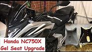 NC750X 2021 & 2019 Seat Upgrade with Gel Pad