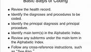 ICD-9-CM Basic Steps of Coding