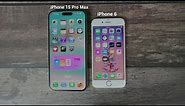 iPhone 6 Vs iPhone 15 Pro Max - Speed Test in 2024