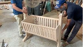 Amazing Woodworking Project Skills Build a Modern Cradle Your Baby Home , Beds For Children