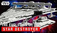 Star Wars: The Evolution of the Star Destroyers (Size Comparison)
