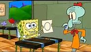 SpongeBob Draws a Perfect Circle | Squidward’s Art Class | S02E18b - Artist Unknown