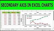 How to Add Secondary Horizontal Axis in Microsoft Excel Graph | Plot an Excel Chart with Two X-Axes