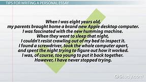 Personal Essay Definition, Features & Examples