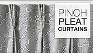 DIY Pinch Pleat Curtains with Pleater Tape