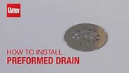 Oatey Round White PVC Floor Drain with P-Trap, Cleanout and Screw-In Drain Cover 427242