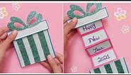 How to make Happy New Year Card 2021 | Handmade easy Greeting Card making Ideas | DIY New Year card