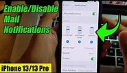 iPhone 13: How to Enable/Disable Mail Notifications on the Lock Screen/Notification Center/Banners