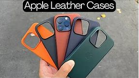 iPhone 14 Pro Magsafe Leather Cases (All Colors)