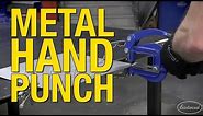Punch Holes in Steel, Aluminum & Brass up to 16 Gauge! Metal Hand Punch from Eastwood!