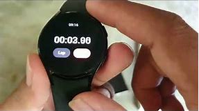 Samsung Galaxy Watch4 : How to change stopwatch style