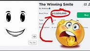 How to get the winning smile in roblox for FREE!