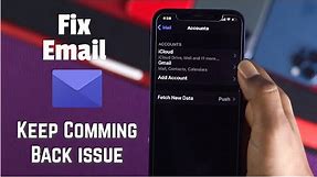 How to Solve: Deleted Emails Keep Coming Back on iPhone