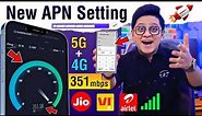 Ultra Pro 5G APN Setting For any Android Phone | Get 5G Internet Speed Jio APN | Airtel APN | Vi APN