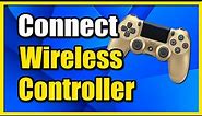 How to Connect Bluetooth PS4 Controller to PC (Wireless Windows 11)