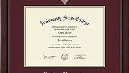 Fordham University - Officially Licensed - Gold Embossed Diploma Frame - Document Size 13" x 10"