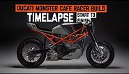 Ducati Monster 600 Cafe Racer 'GHOST' Build Time Lapse