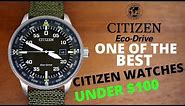 Citizen Eco-Drive Military Watch Under $100 Review (4K)