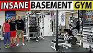 A Basement Gym Like No Other! Full Gym Tour With Basement Brandon