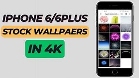 Apple Iphone 6/6Plus Stock Wallpapers in 4k
