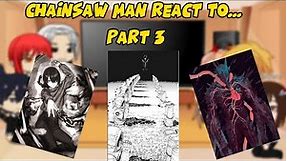 Chainsaw man react to MANGA SPOİLER! / By: @MakimaSenpai/Part 3