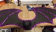 how to make craft foam bat wings