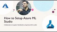How to use Jupyter Notebook in Azure ML Studio | Data Exploration using Python | Learn Overflow