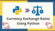 Python Currency Exchange Rates and conversion (forex-python package)