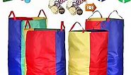 CWLAKON Outdoor Games, Potato Sack Race Bags for Kids Adults, Egg Spoon Relay Race, 3 Legged Race Bands, Birthday Party, Field Day Family Reunion Carnival Outside Yard Lawn Easter Games