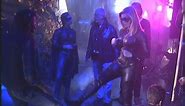 Batgirl on the set! - [Set footage from the "Batman and Robin" movie][Making off]