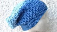 Angel Stitch Slouch Hat - Crochet Slouch Hat Tutorial