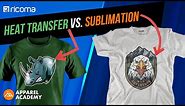 HEAT TRANSFER Vs. SUBLIMATION | T-Shirt Printing & More | Apparel Academy (Ep56)