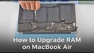 How To Upgrade RAM On MacBook Air?