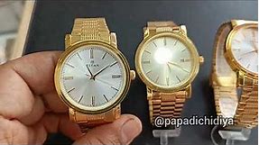 Titan Golden Gents Watch Under 2k Value || Titan Golden Watch Review #pure_hindustani
