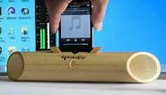SpeakaBoo - The eco-friendly acoustic bamboo speaker amplifier sound test with iPhone 4.mpg