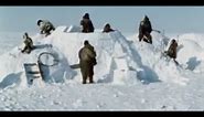 Tuktu- 4- The Snow Palace (How to build a REAL Inuit igloo)
