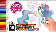 How to Draw Unicorn Princess Celestia | My Little Pony | Learn Drawing For Kids Easy Step By Step