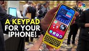 iPhone Gets A Keypad! | Clicks Technology | Qwerty keypad for the iPhone | CES 2024 | N18V