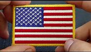 embroidered american flag patches