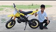 Mini Dirt Bike 49cc Unboxing & Testing for Ashar