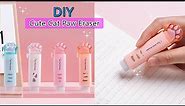 DIY Stationery /Diy Cute Cat Paw Eraser /Handmade Kawaii Eraser / How To Make Kawaii School Supplies