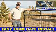EASY Farm Gate Installation | How To Do It Right