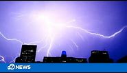 Lightning strikes seen across SF Bay Area during rare thunderstorm