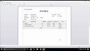 DevExpress Tutorial - Print Invoice | FoxLearn