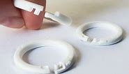 Plastic Snap Lock Binding Rings (Pack of 100)