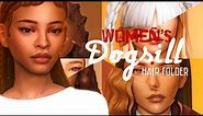 Dogsill Sims 4 Hair - CC FOLDER🐶